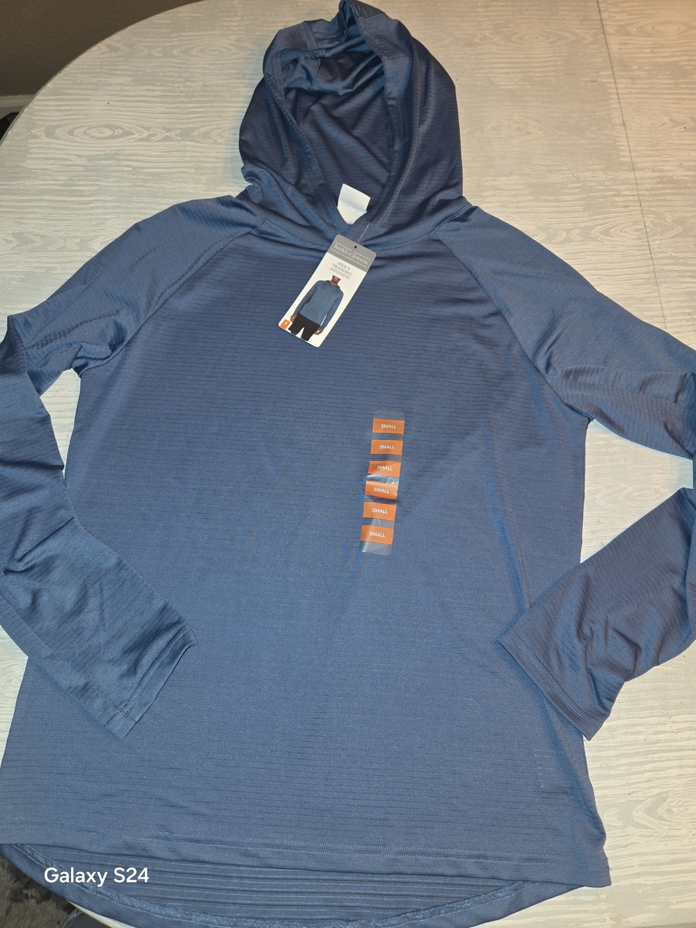 Mens S BERKLEY JENSEN Training Hoodie Moisture Wicking New